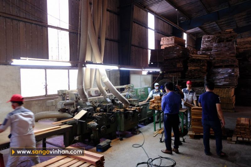 Truyền hình Nhân dân đưa tin về Nhà máy Ván sàn Vĩnh An